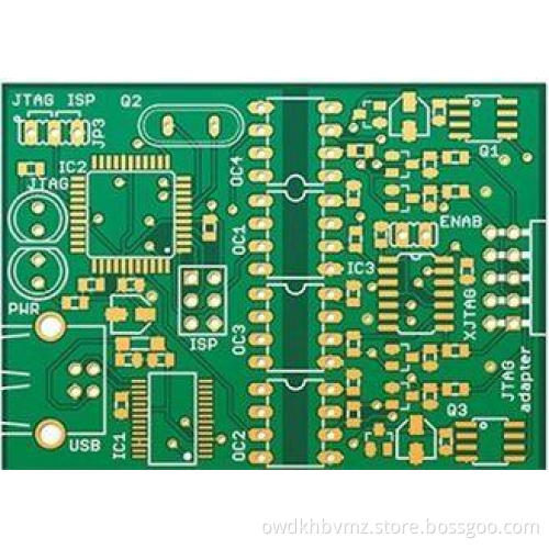 Customed PCB Boards FR4 Green Solder Mask with ENIG Multi